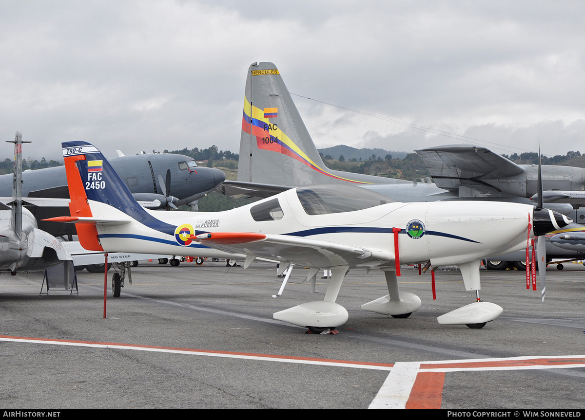 Aircraft Photo of FAC2450 | Lancair-CIAC T-90C Calima | Colombia - Air Force | AirHistory.net #678329