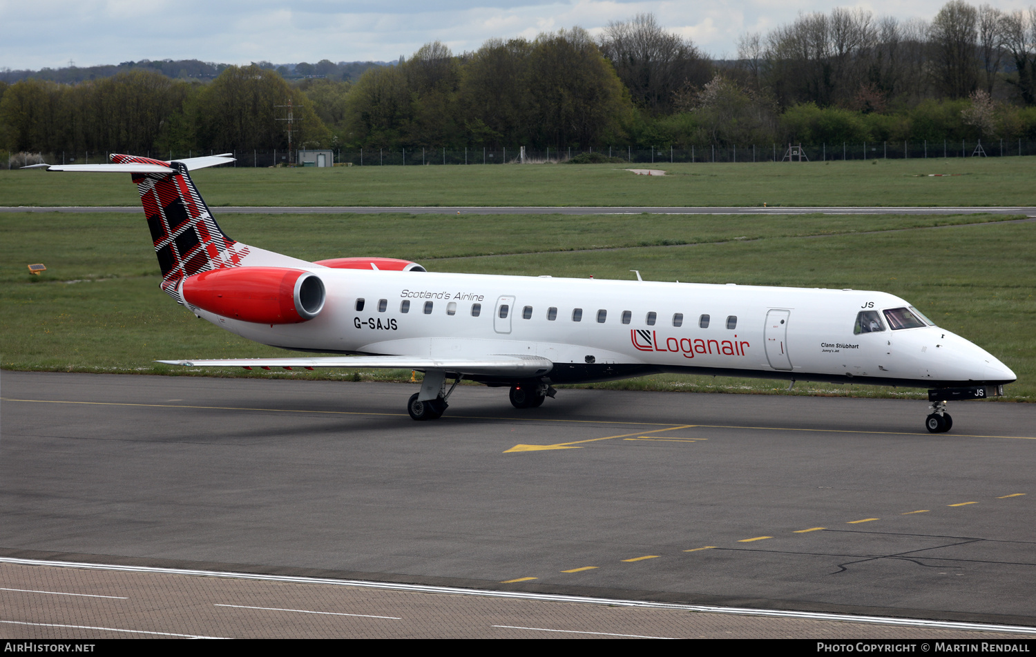 Aircraft Photo of G-SAJS | Embraer ERJ-145EP (EMB-145EP) | Loganair | AirHistory.net #678339