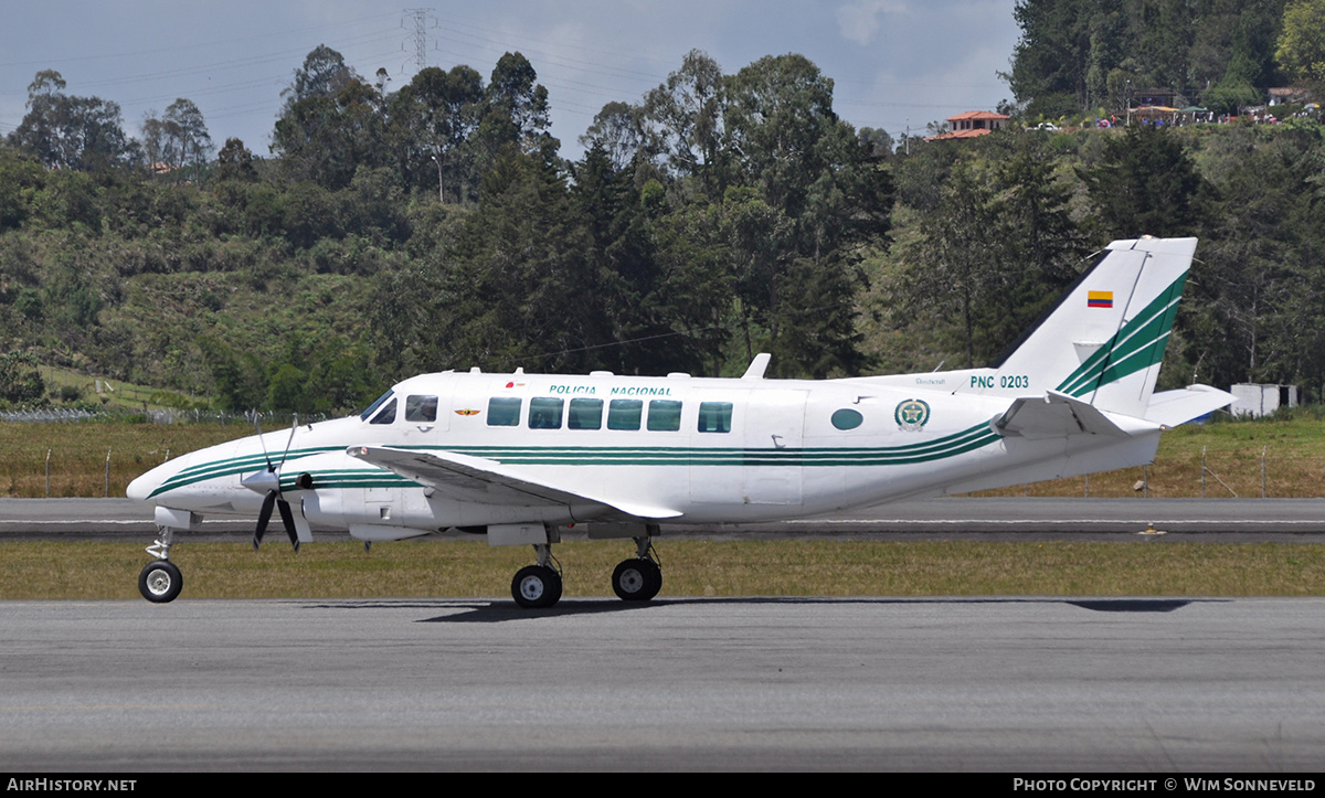 Aircraft Photo of PNC0203 | Beech C99 Airliner | Colombia - Police | AirHistory.net #678349