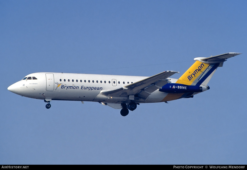 Aircraft Photo of G-BBME | BAC 111-401AK One-Eleven | Brymon European Airways | AirHistory.net #678368