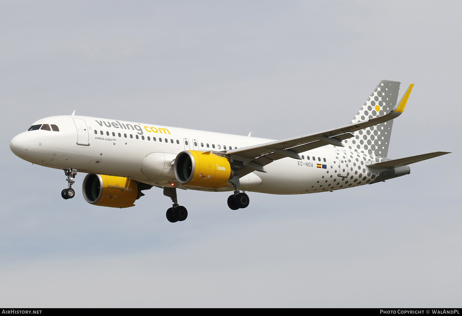 Aircraft Photo of EC-NDA | Airbus A320-271N | Vueling Airlines | AirHistory.net #678381