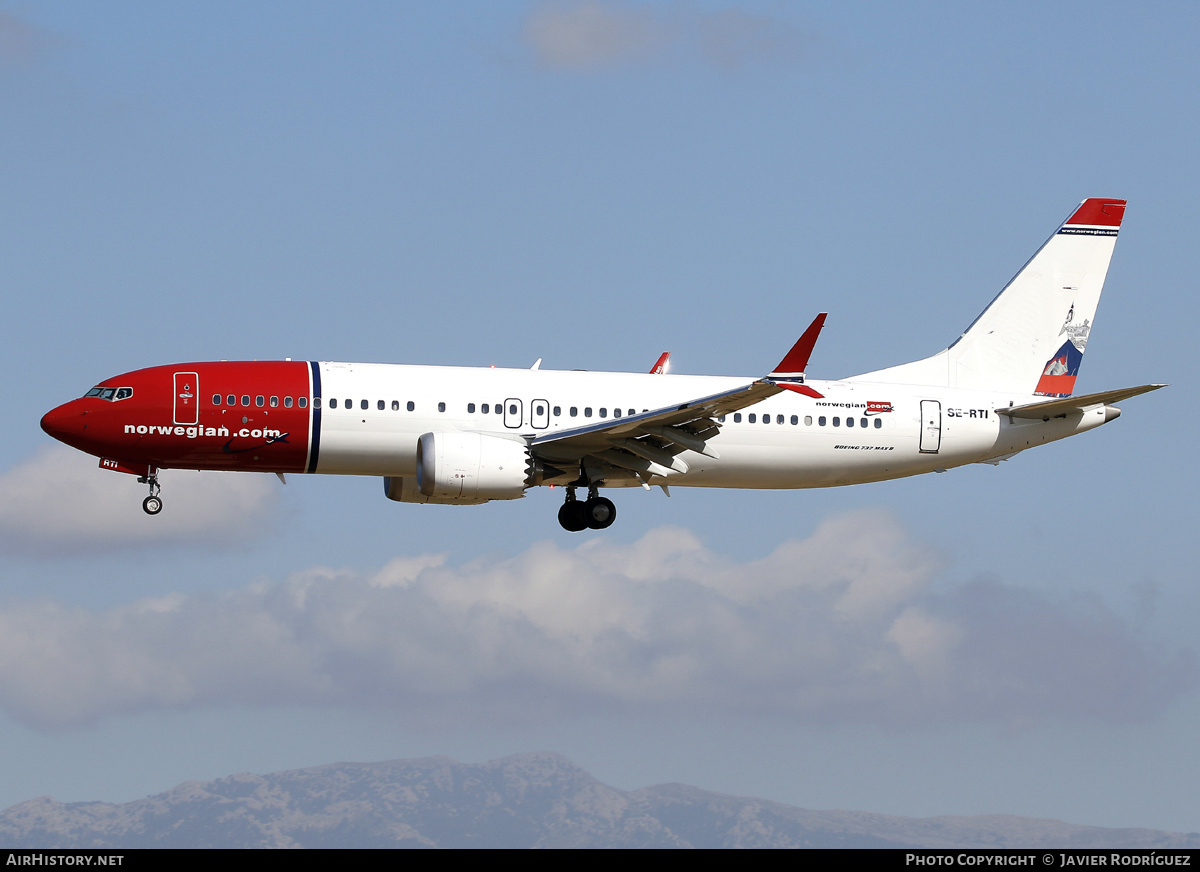 Aircraft Photo of SE-RTI | Boeing 737-8 Max 8 | Norwegian | AirHistory.net #678417