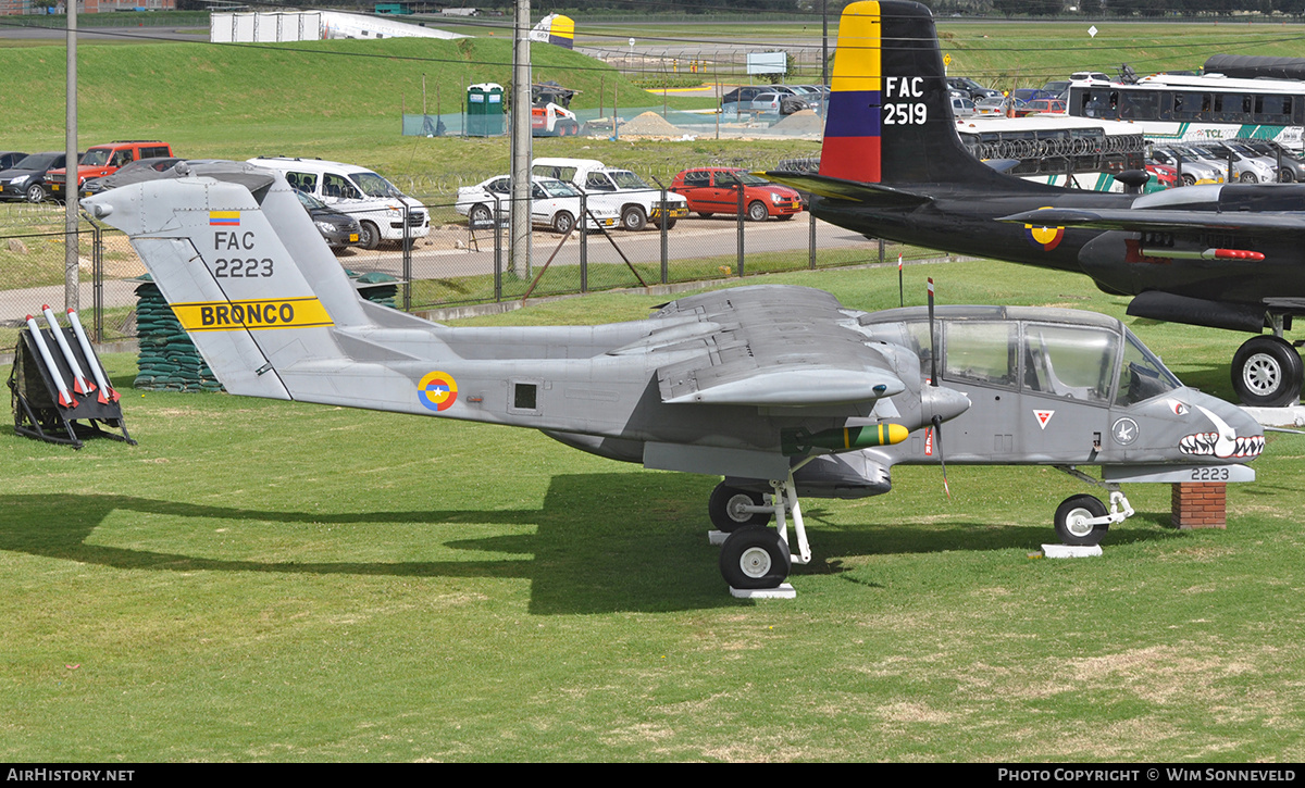 Aircraft Photo of FAC2223 | North American Rockwell OV-10A Bronco | Colombia - Air Force | AirHistory.net #678420