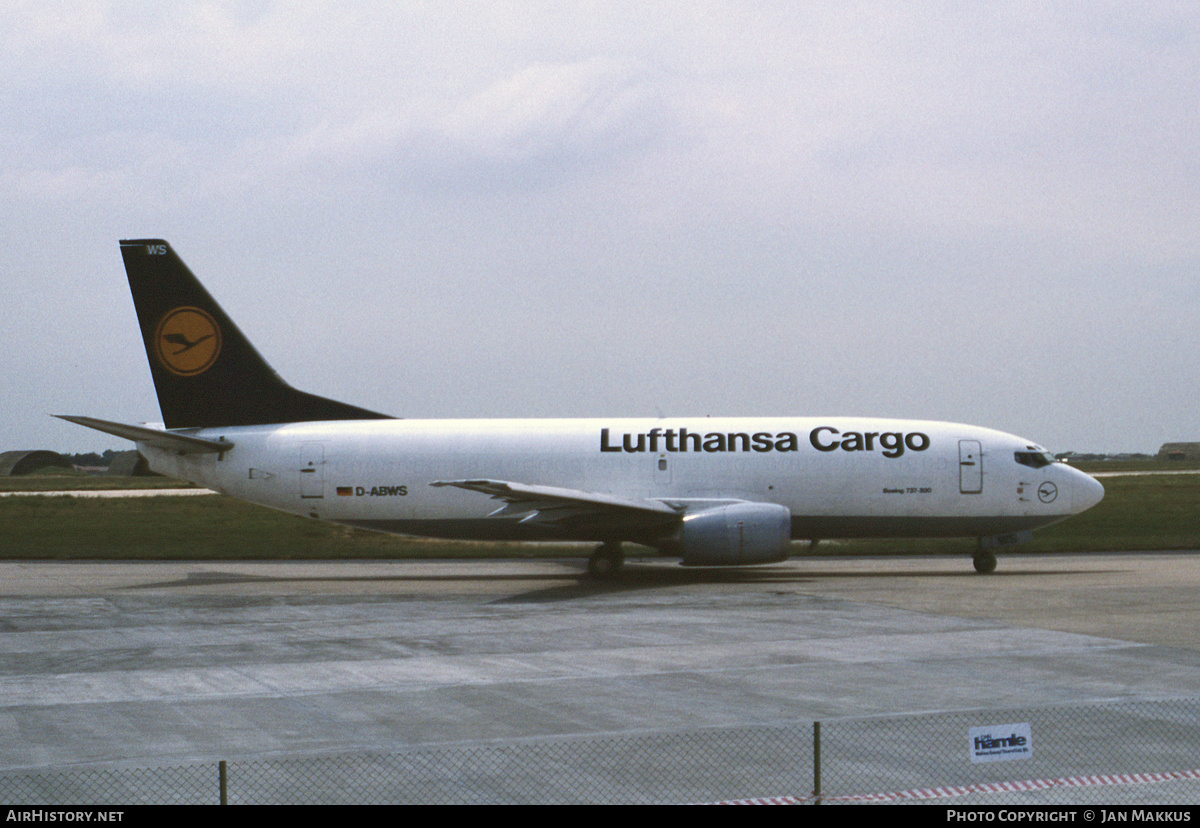 Aircraft Photo of D-ABWS | Boeing 737-3S3(SF) | Lufthansa Cargo | AirHistory.net #678425