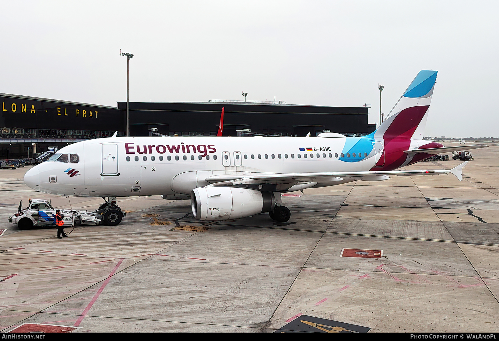 Aircraft Photo of D-AGWE | Airbus A319-132 | Eurowings | AirHistory.net #678467