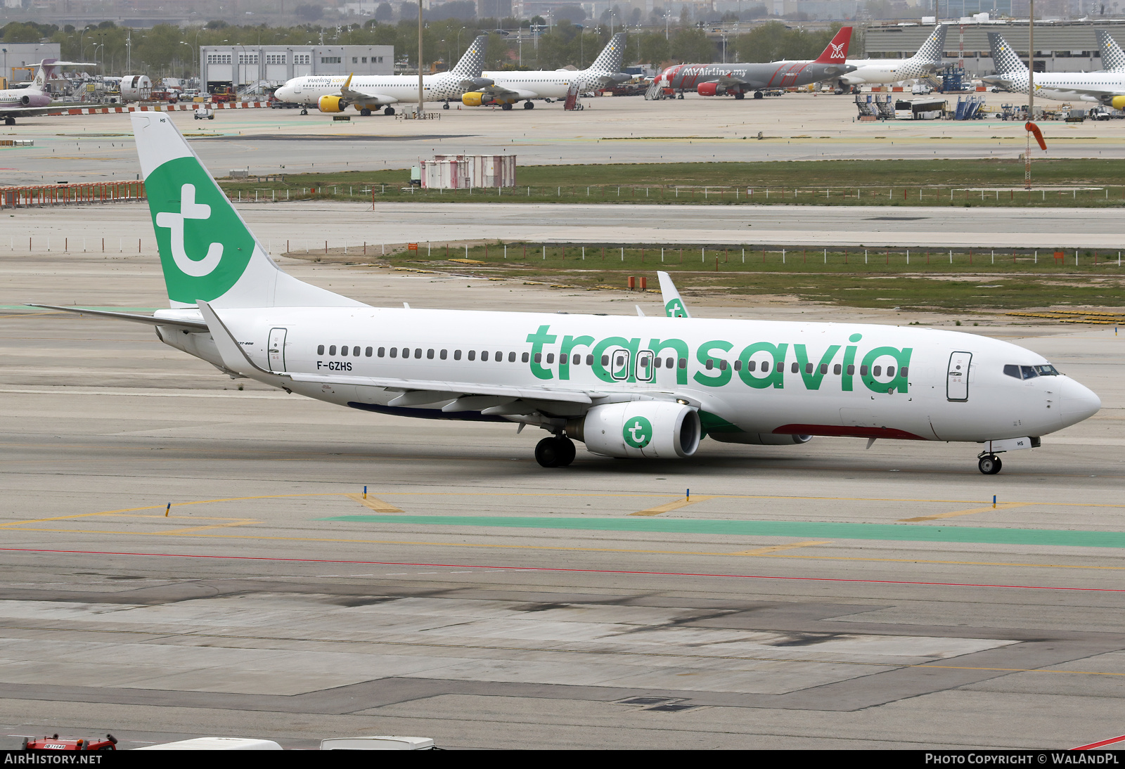 Aircraft Photo of F-GZHS | Boeing 737-8AL | Transavia | AirHistory.net #678469