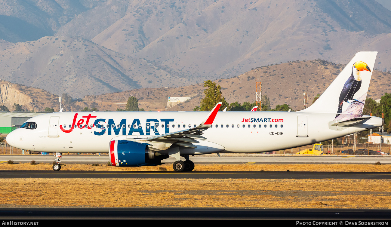 Aircraft Photo of CC-DIH | Airbus A320-271N | JetSmart | AirHistory.net #678478