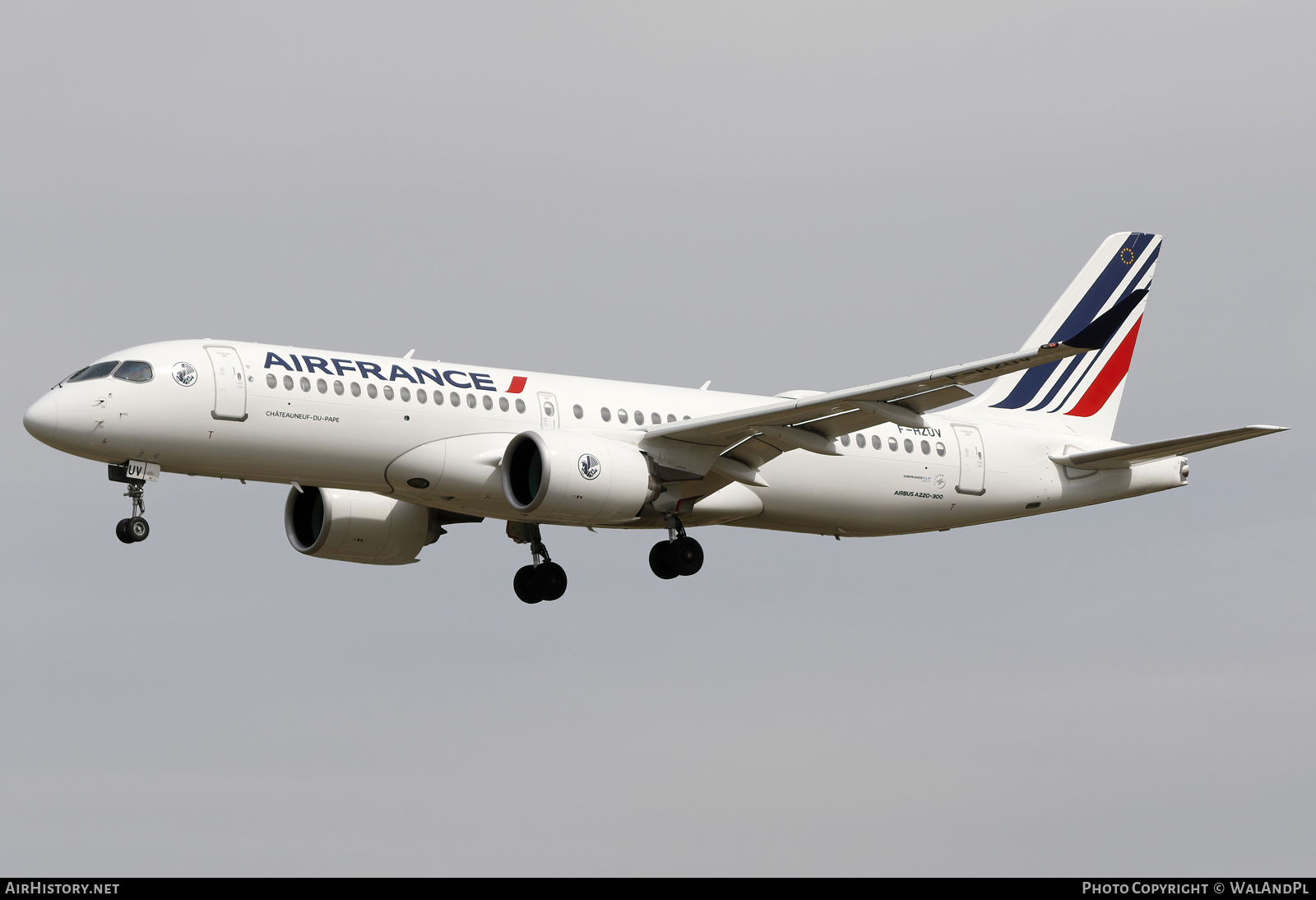 Aircraft Photo of F-HZUV | Airbus A220-371 (BD-500-1A11) | Air France | AirHistory.net #678494