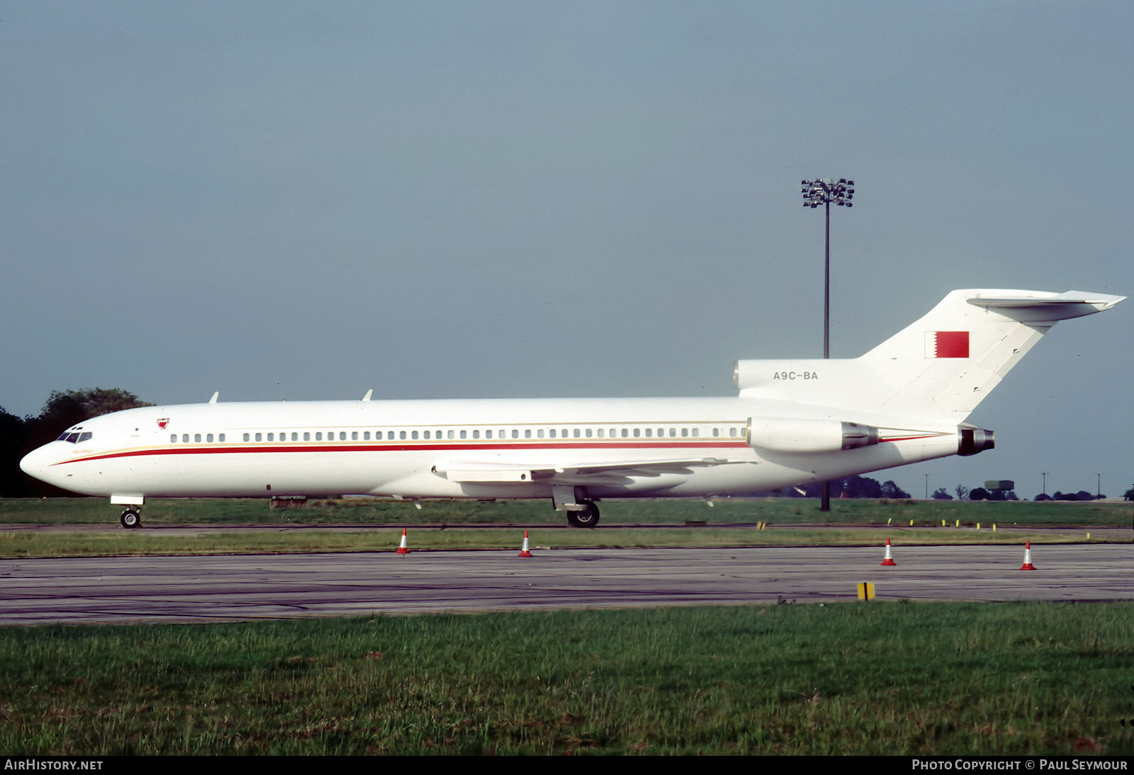 Aircraft Photo of A9C-BA | Boeing 727-2M7/Adv | Bahrain Royal Flight | AirHistory.net #678519