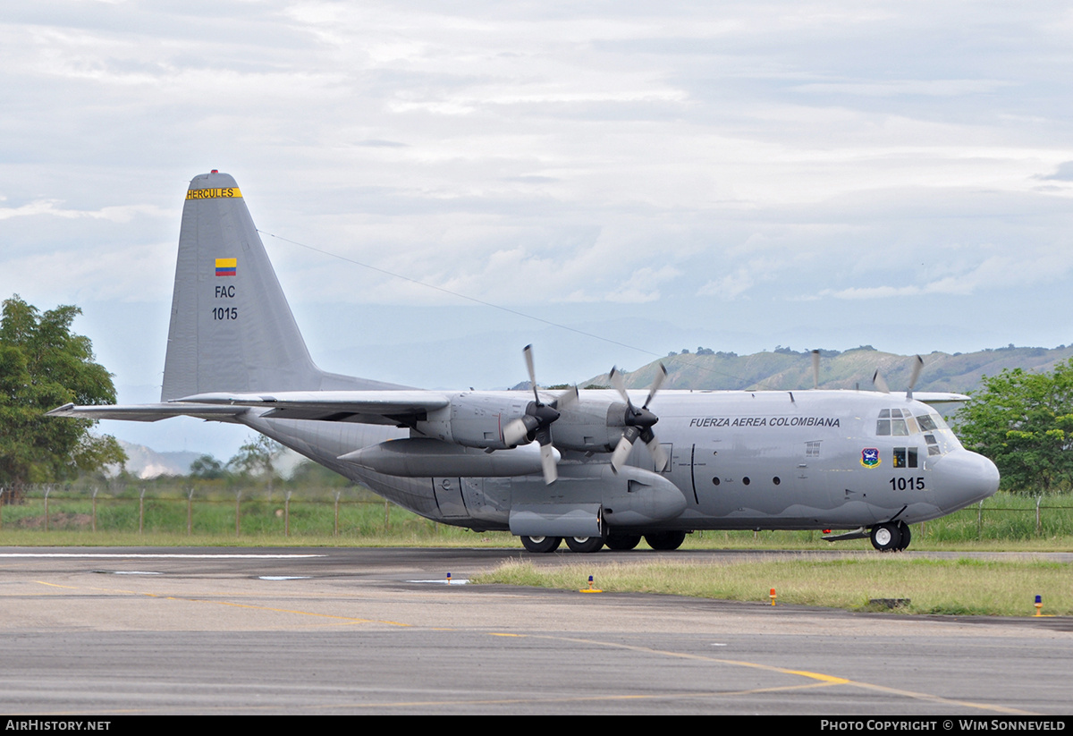 Aircraft Photo of FAC1015 | Lockheed C-130H Hercules | Colombia - Air Force | AirHistory.net #678531