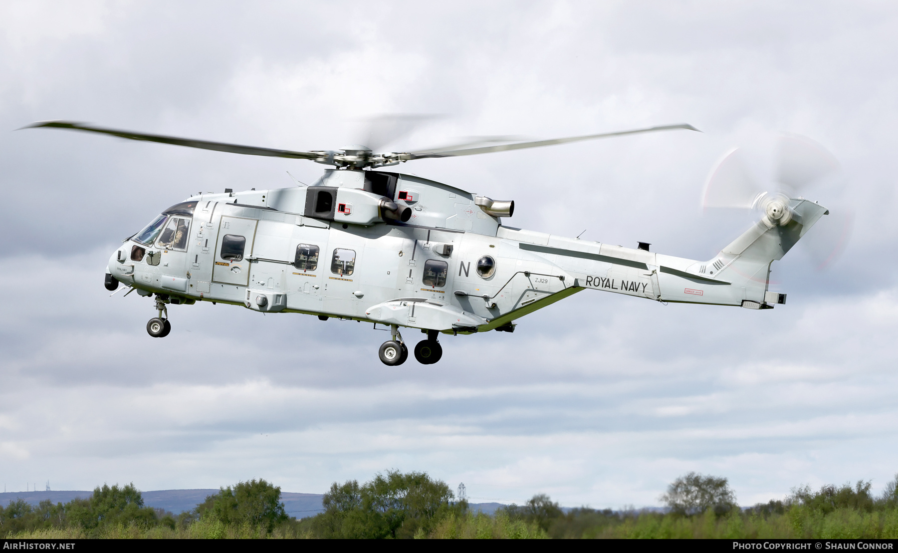 Aircraft Photo of ZJ129 | EHI EH101-411 Merlin HC3 | UK - Navy | AirHistory.net #678541