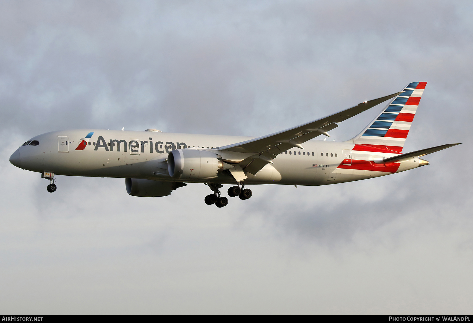 Aircraft Photo of N871AY | Boeing 787-8 Dreamliner | American Airlines | AirHistory.net #678575