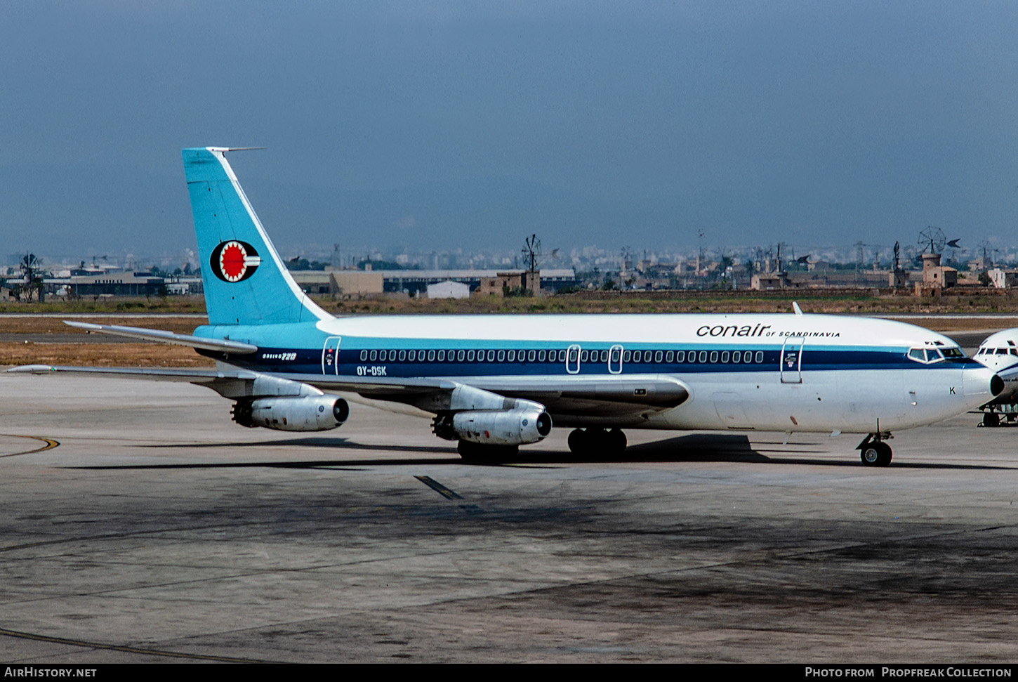 Aircraft Photo of OY-DSK | Boeing 720-025 | Conair of Scandinavia | AirHistory.net #678594
