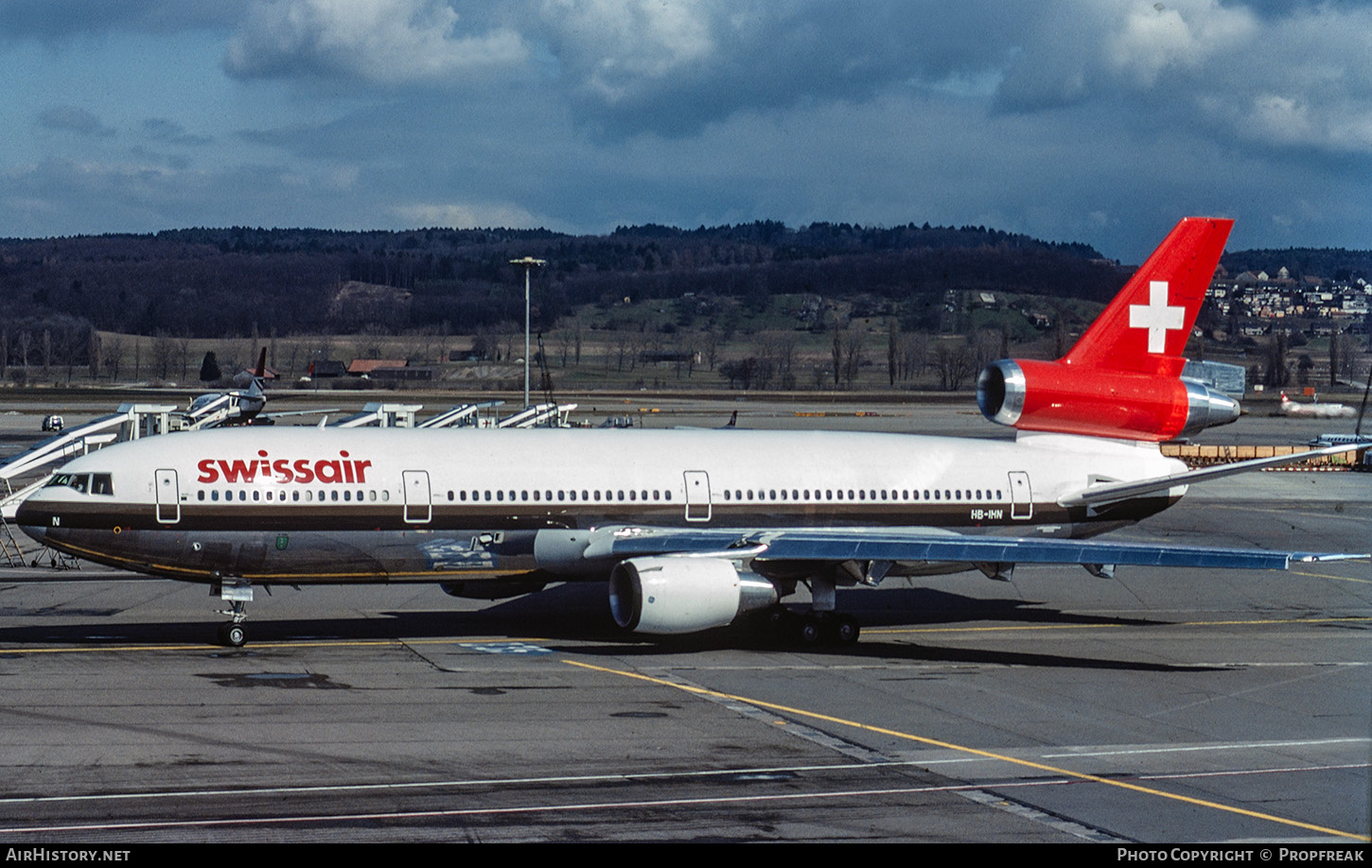 Aircraft Photo of HB-IHN | McDonnell Douglas DC-10-30/ER | Swissair | AirHistory.net #678606