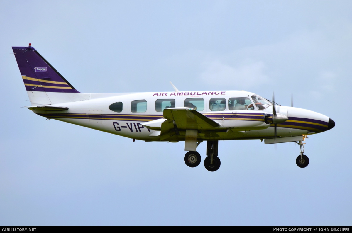 Aircraft Photo of G-VIPY | Piper PA-31-350 Navajo Chieftain | Capital Aviation | AirHistory.net #678631