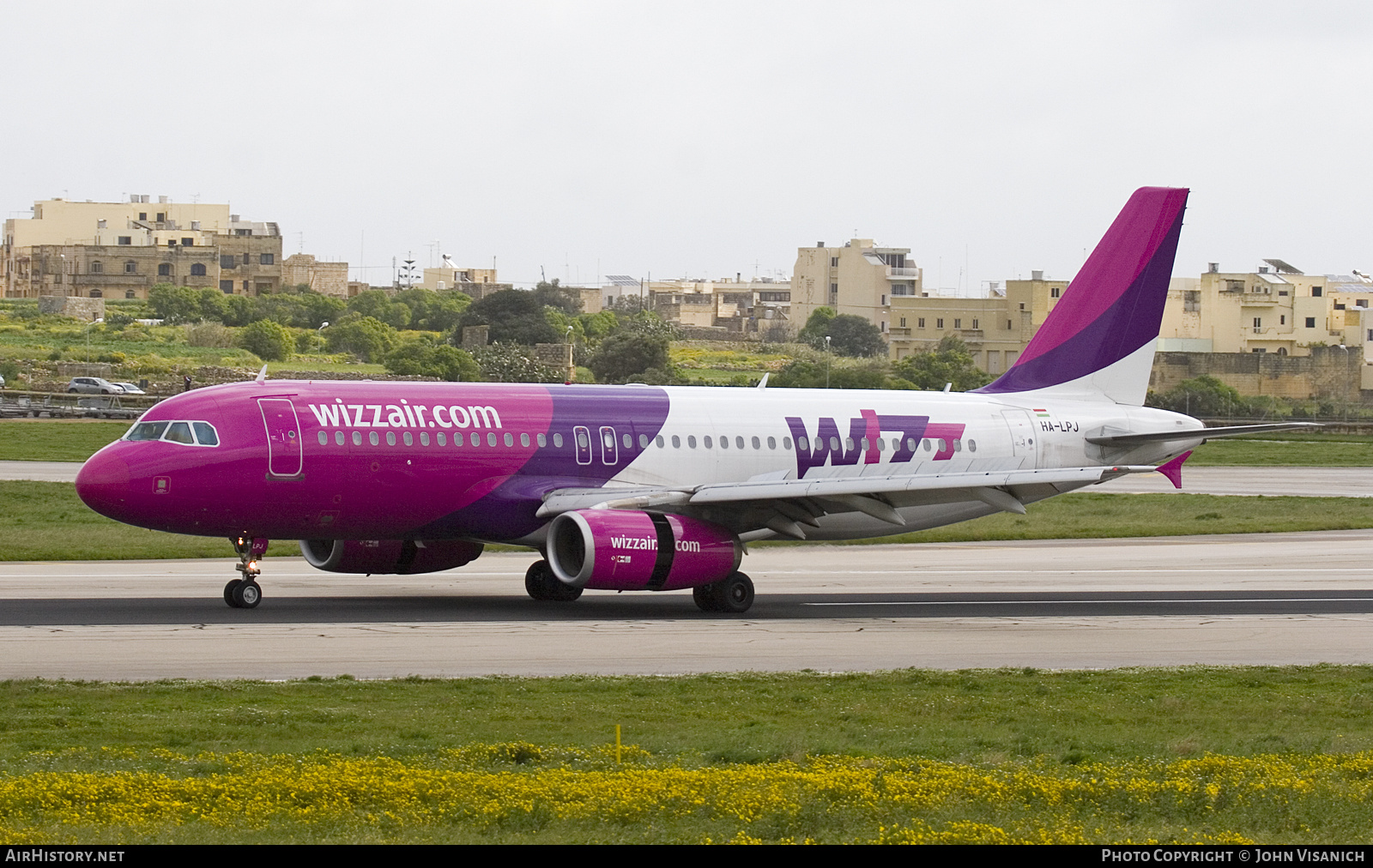Aircraft Photo of HA-LPJ | Airbus A320-233 | Wizz Air | AirHistory.net #678636