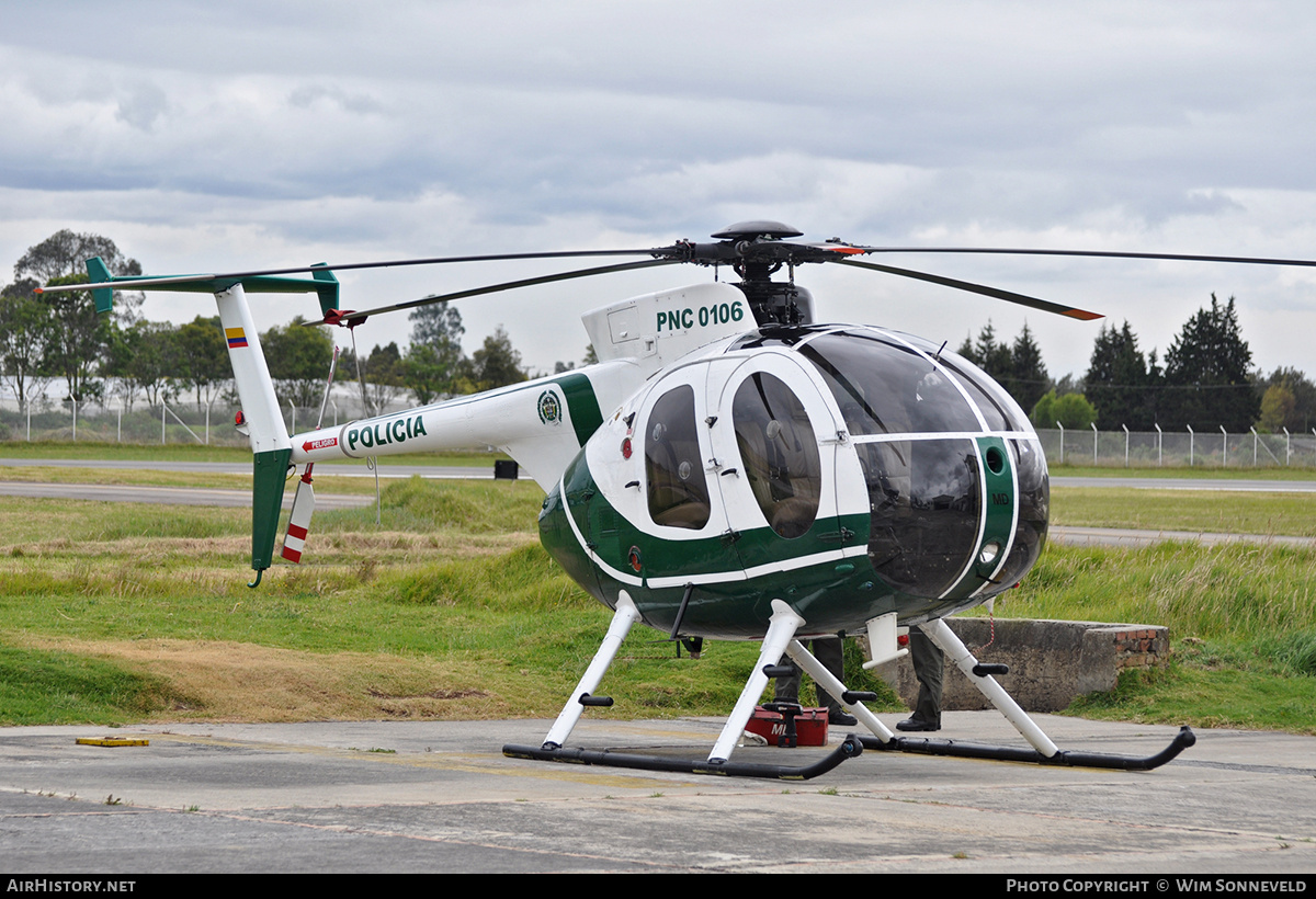 Aircraft Photo of PNC-0106 | Hughes 500D (369D) | Colombia - Police | AirHistory.net #678638