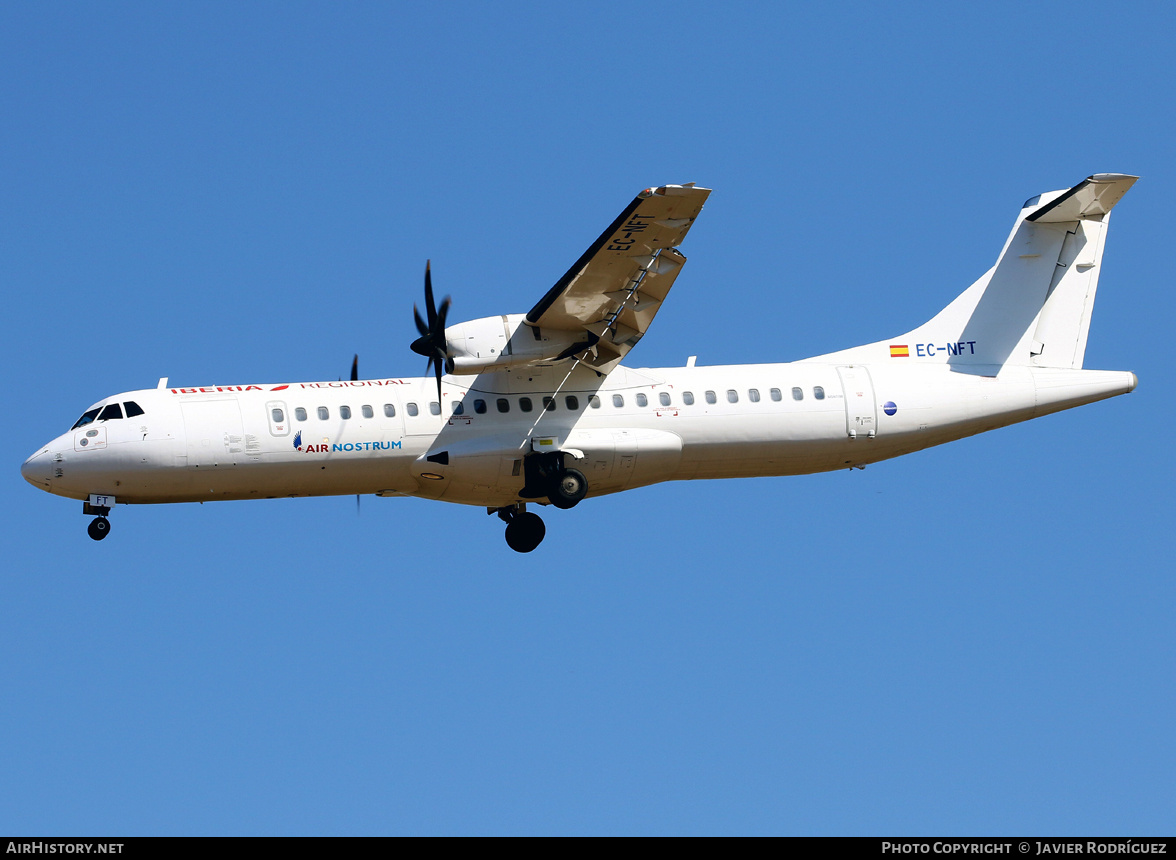 Aircraft Photo of EC-NFT | ATR ATR-72-600 (ATR-72-212A) | Iberia Regional | AirHistory.net #678643