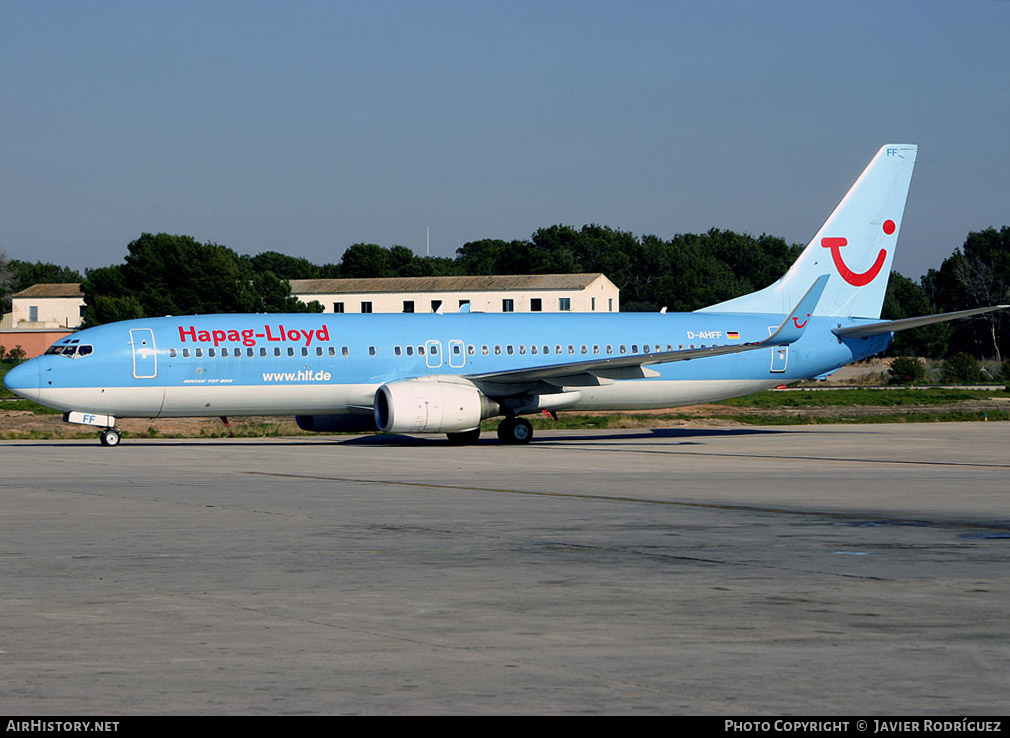 Aircraft Photo of D-AHFF | Boeing 737-8K5 | Hapag-Lloyd | AirHistory.net #678647