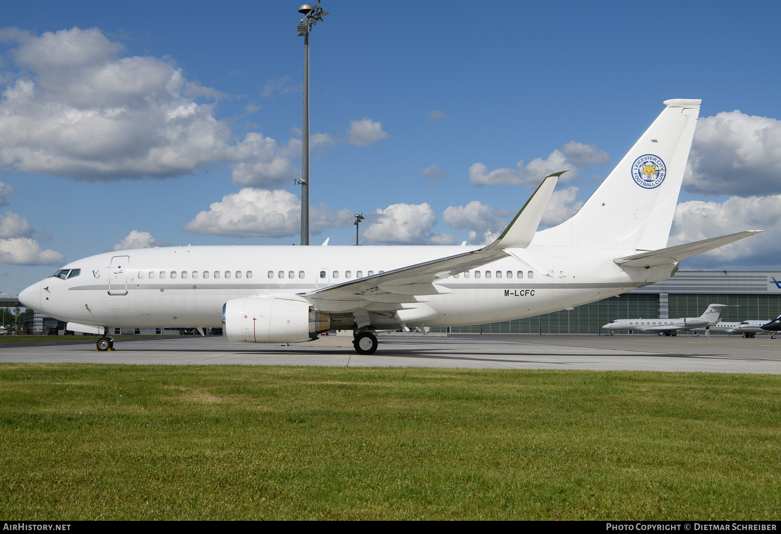Aircraft Photo of M-LCFC | Boeing 737-7EI BBJ | Leicester City Football Club | AirHistory.net #678651