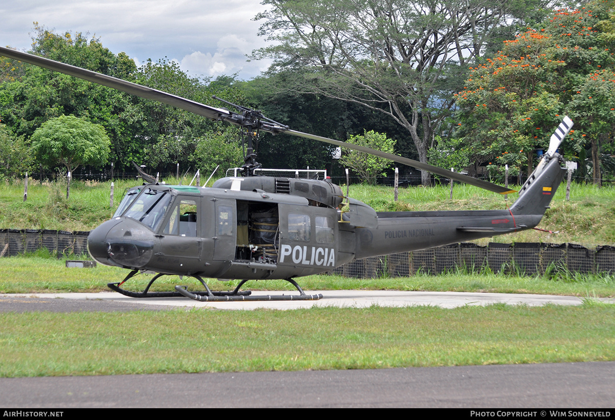 Aircraft Photo of PNC-0745 | Bell UH-1H-II Iroquois | Colombia - Police | AirHistory.net #678656