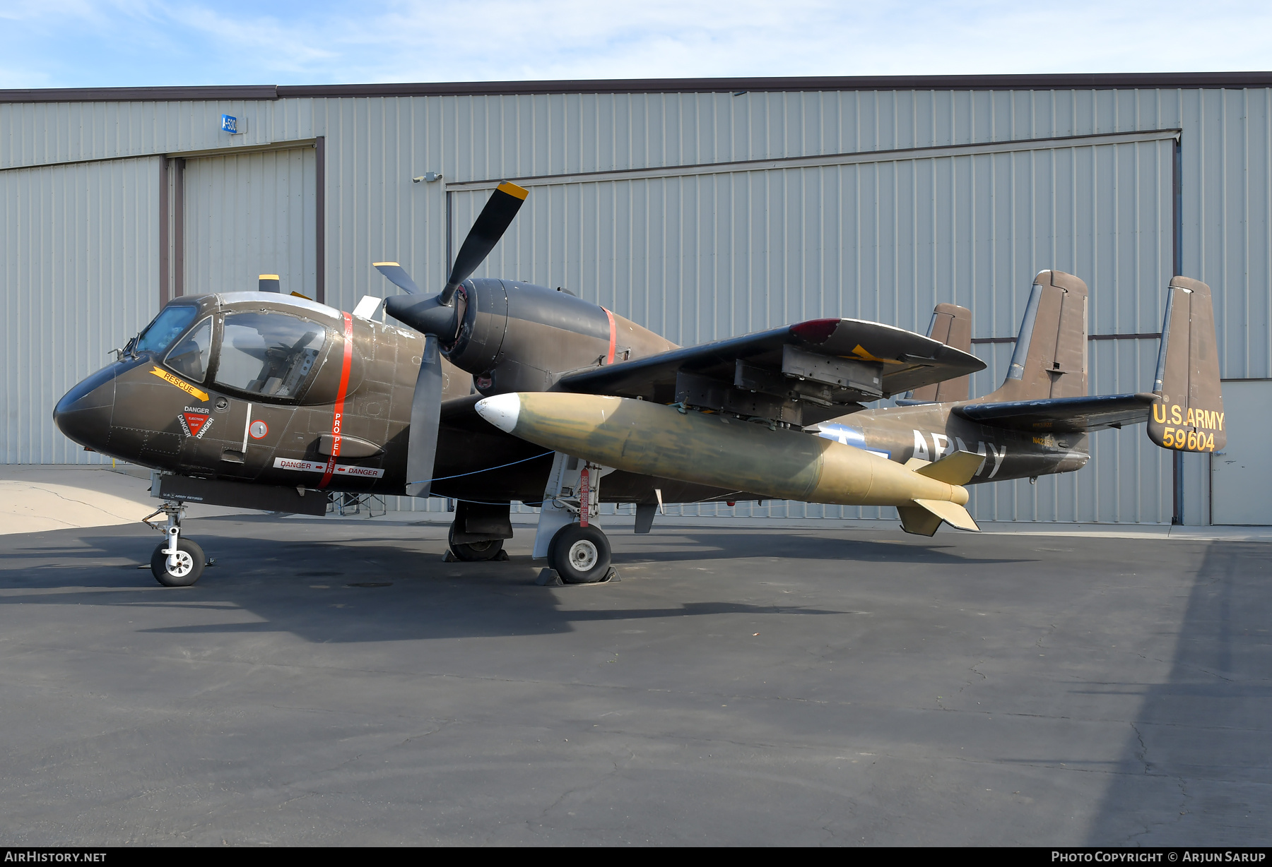 Aircraft Photo of N4235Z / 59-2604 | Grumman OV-1A Mohawk | USA - Army | AirHistory.net #678658