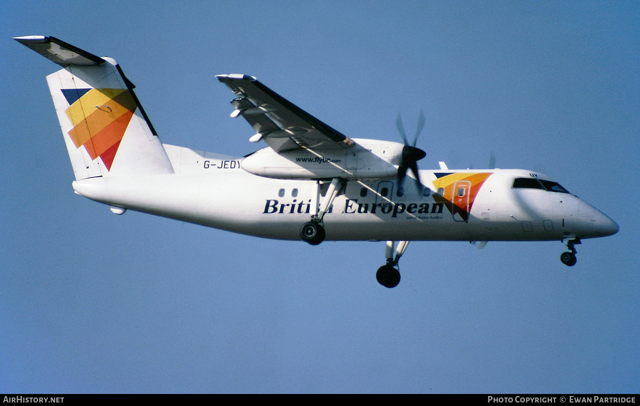 Aircraft Photo of G-JEDY | Bombardier DHC-8-201BQ Dash 8 | Flybe - British European | AirHistory.net #678677