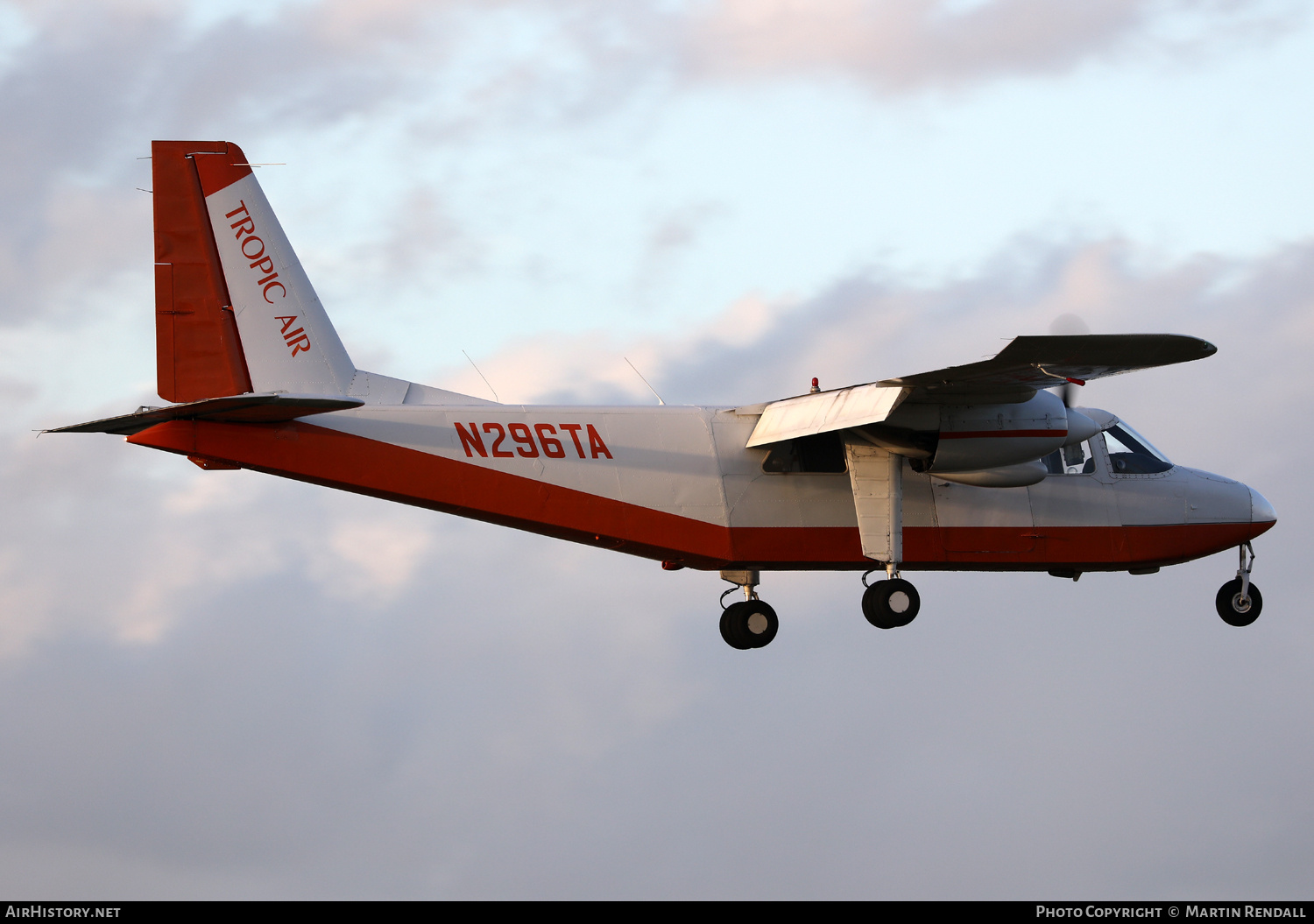 Aircraft Photo of N296TA | Britten-Norman BN-2A-8 Islander | Tropic Air Charters - USA | AirHistory.net #678680