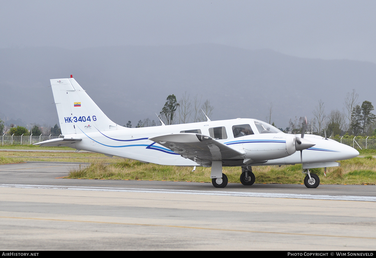 Aircraft Photo of HK-3404G | Piper PA-34-220T Seneca III | AirHistory.net #678683
