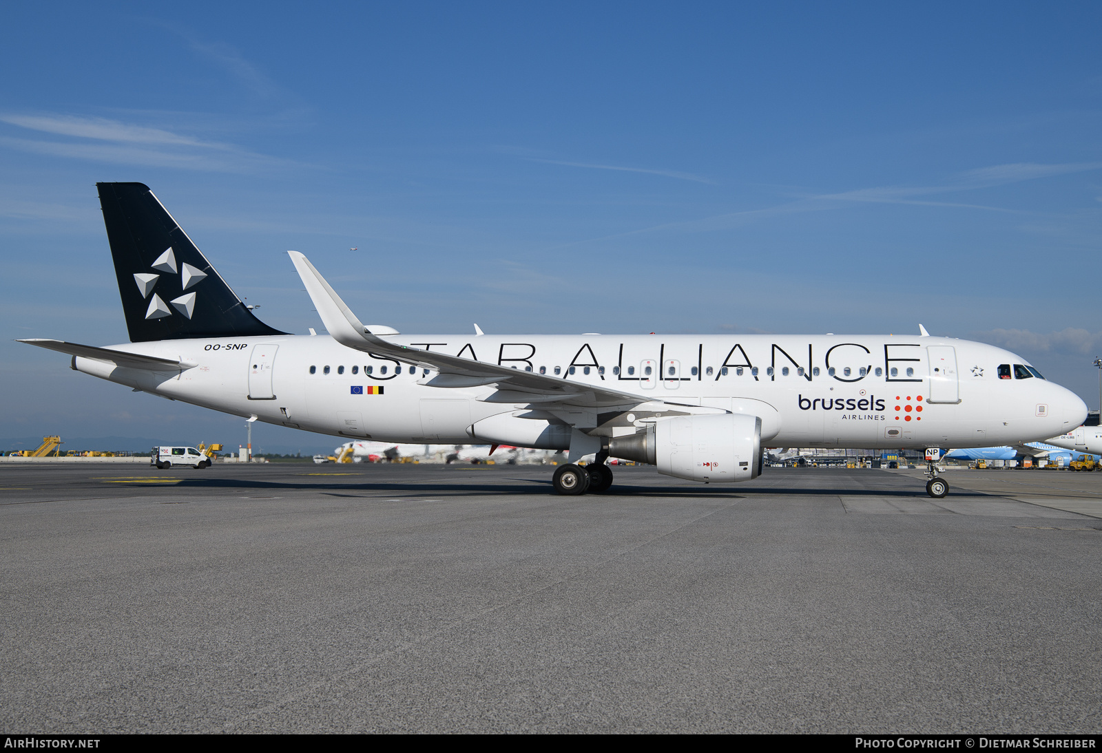 Aircraft Photo of OO-SNP | Airbus A320-214 | Brussels Airlines | AirHistory.net #678699