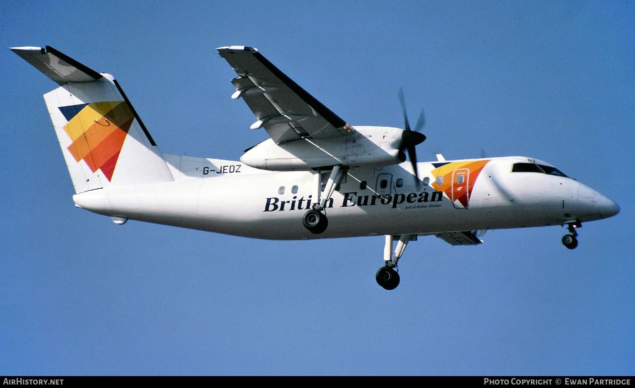 Aircraft Photo of G-JEDZ | Bombardier DHC-8-201Q Dash 8 | Flybe - British European | AirHistory.net #678742