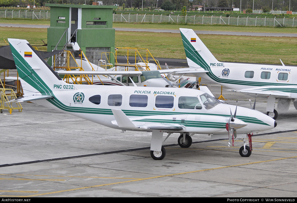 Aircraft Photo of PNC-0232 | Piper PA-31-325 Navajo C/R/Colemill Panther Navajo | Colombia - Police | AirHistory.net #678756