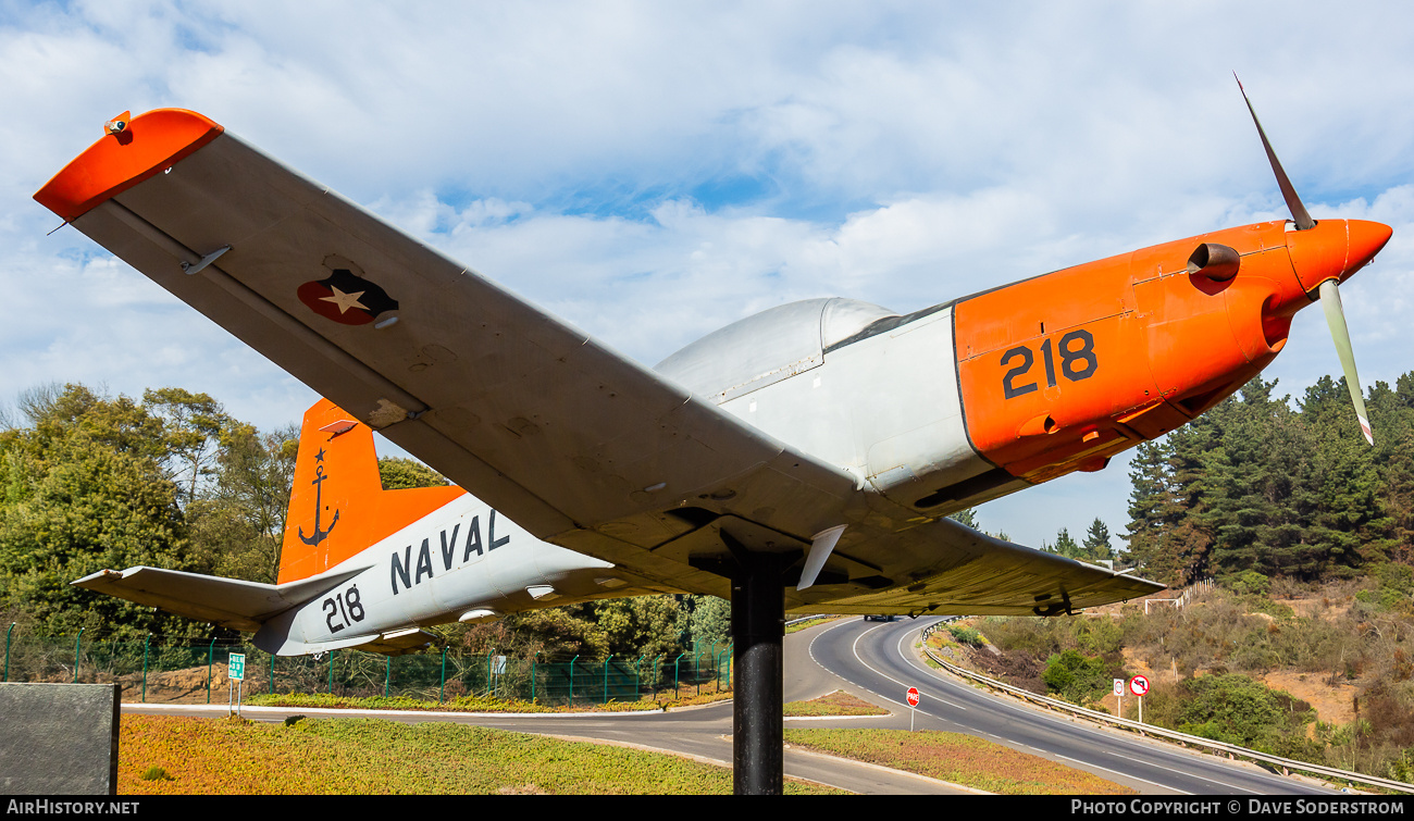 Aircraft Photo of 218 | Pilatus PC-7 | Chile - Navy | AirHistory.net #678813