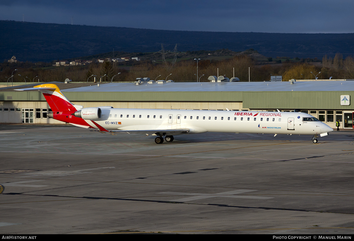 Aircraft Photo of EC-MVZ | Bombardier CRJ-1000 (CL-600-2E25) | Iberia Regional | AirHistory.net #678816