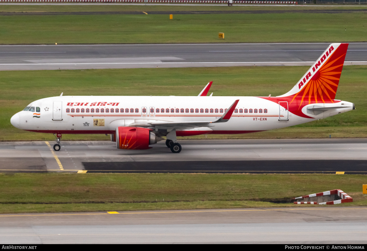 Aircraft Photo of VT-EXN | Airbus A320-251N | Air India | AirHistory.net #678845