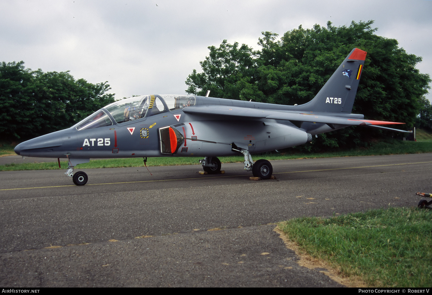 Aircraft Photo of AT25 | Dassault-Dornier Alpha Jet 1B+ | Belgium - Air Force | AirHistory.net #678875