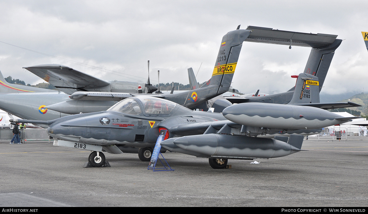 Aircraft Photo of FAC2183 | Cessna A-37B Dragonfly (318E) | Colombia - Air Force | AirHistory.net #678914