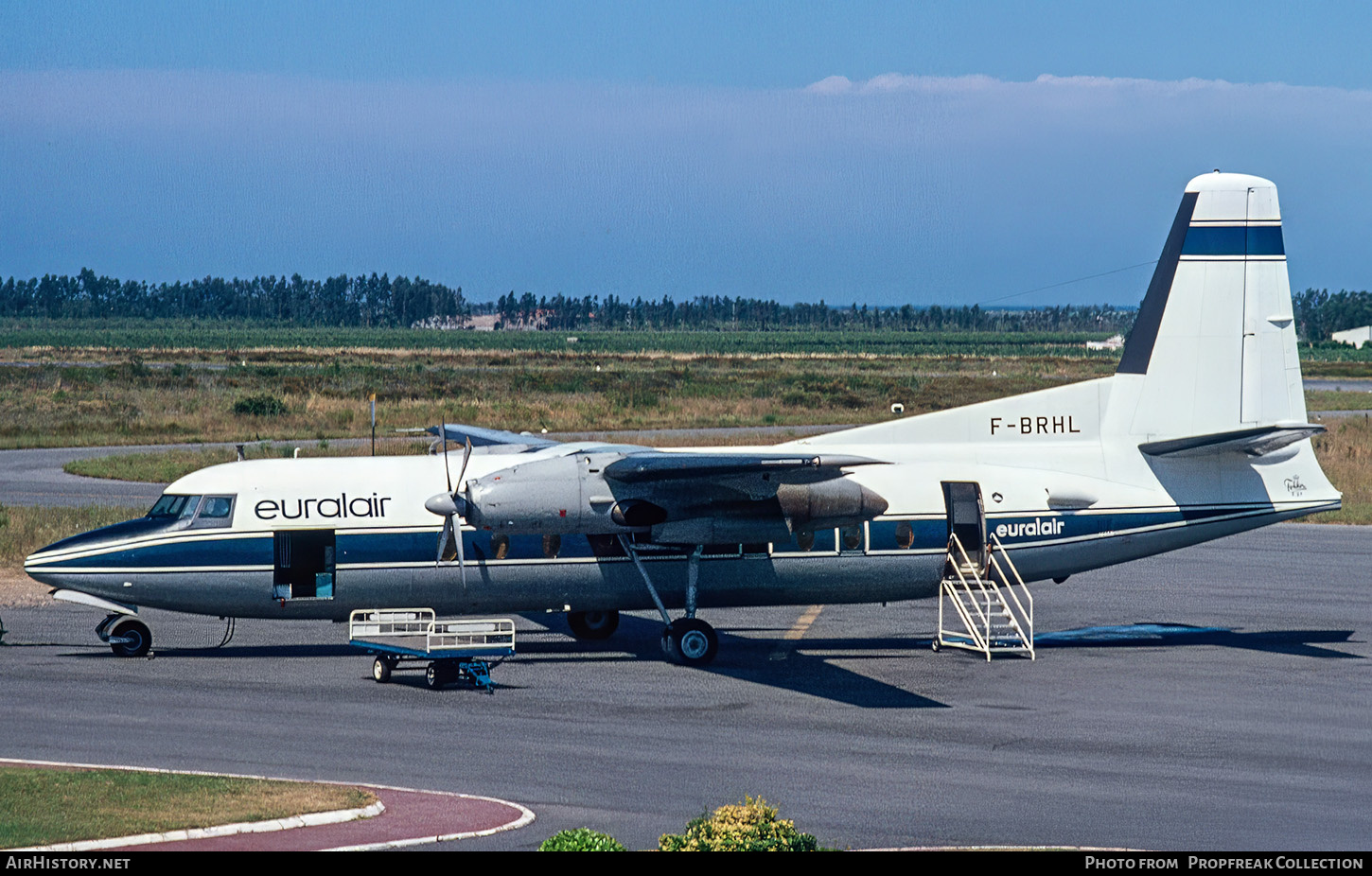 Aircraft Photo of F-BRHL | Fokker F27-200 Friendship | Euralair | AirHistory.net #678917