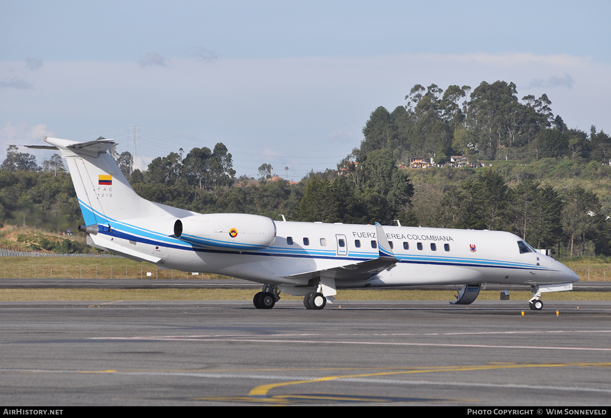 Aircraft Photo of FAC1215 | Embraer Legacy 600 (EMB-135BJ) | Colombia - Air Force | AirHistory.net #678935