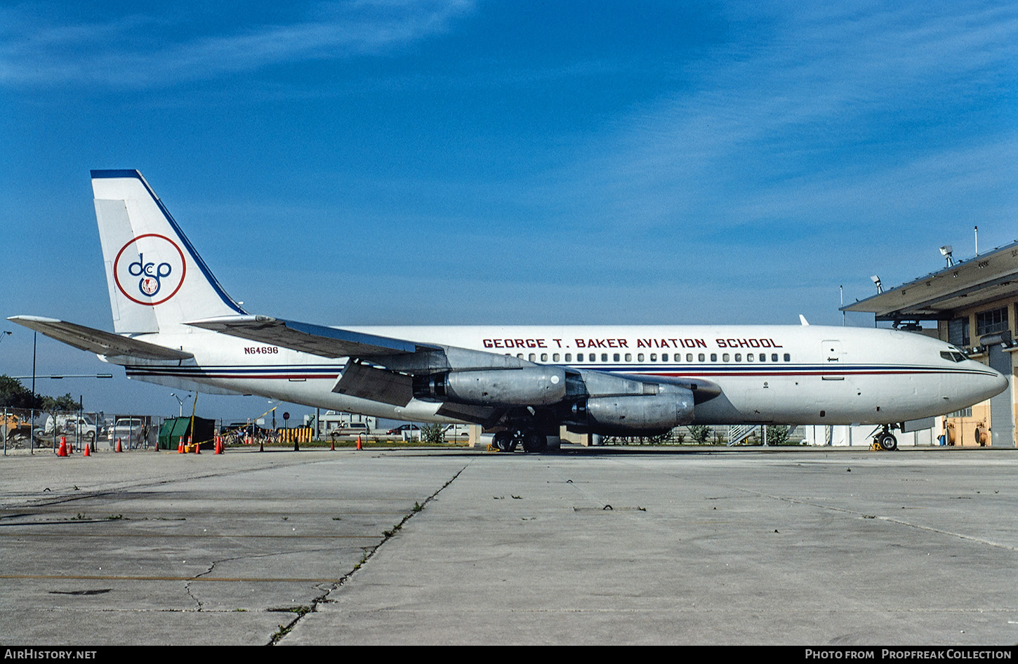 Aircraft Photo of N64696 | Boeing 720-022 | George T. Baker Aviation School | AirHistory.net #678943
