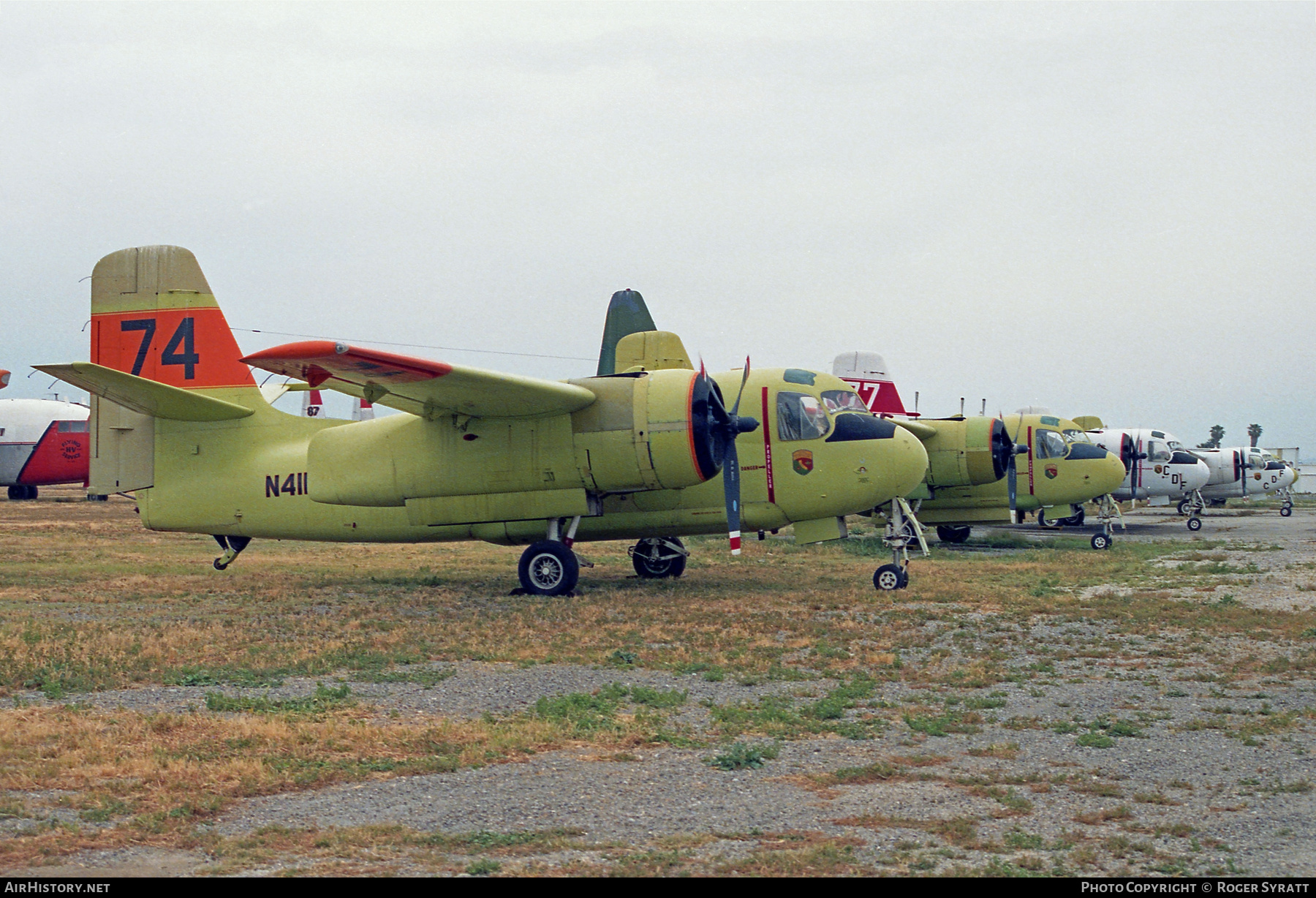 Aircraft Photo of N411DF | Grumman S-2A(AT) Tracker | California Department of Forestry - CDF | AirHistory.net #678952