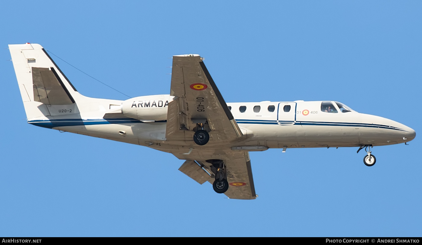 Aircraft Photo of U.20-2 | Cessna 550 Citation II | Spain - Navy | AirHistory.net #679012