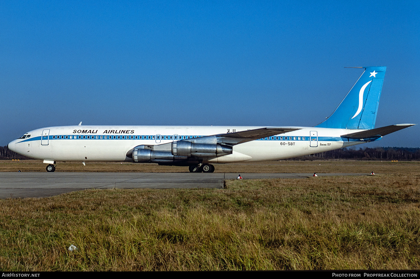Aircraft Photo of 6O-SBT | Boeing 707-330B | Somali Airlines | AirHistory.net #679091