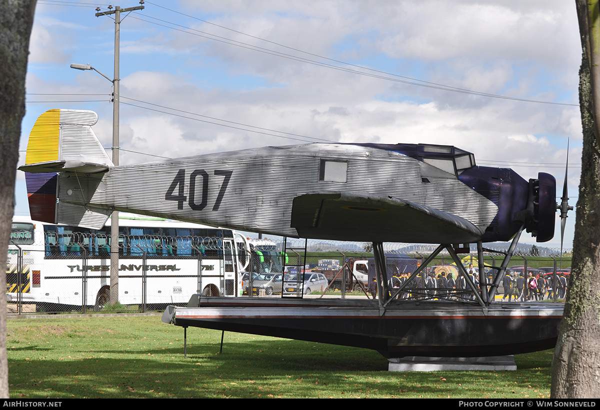 Aircraft Photo of 407 | Junkers W 34hi | Colombia - Air Force | AirHistory.net #679098