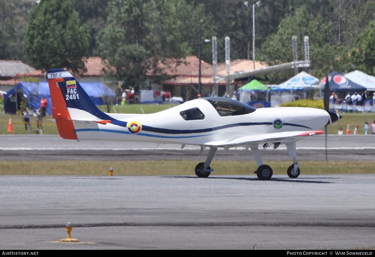 Aircraft Photo of FAC2451 | Lancair-CIAC T-90C Calima | Colombia - Air Force | AirHistory.net #679102