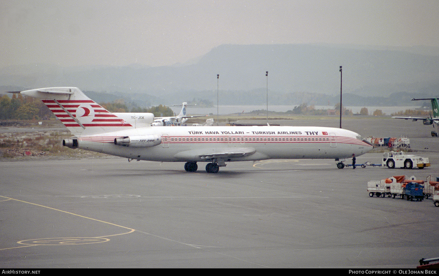 Aircraft Photo of TC-JCK | Boeing 727-243/Adv | THY Türk Hava Yolları - Turkish Airlines | AirHistory.net #679110