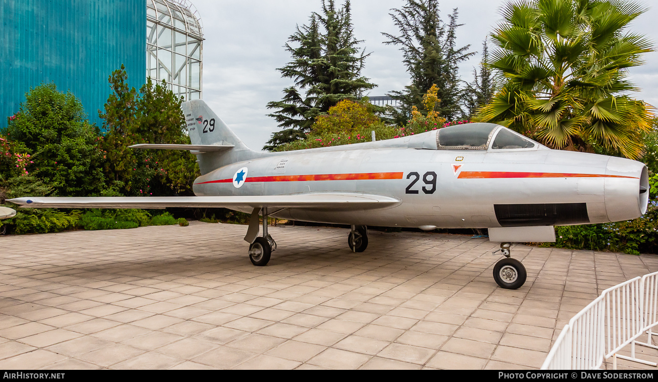 Aircraft Photo of 29 | Dassault MD-454 Mystere IVA | Israel - Air Force | AirHistory.net #679129