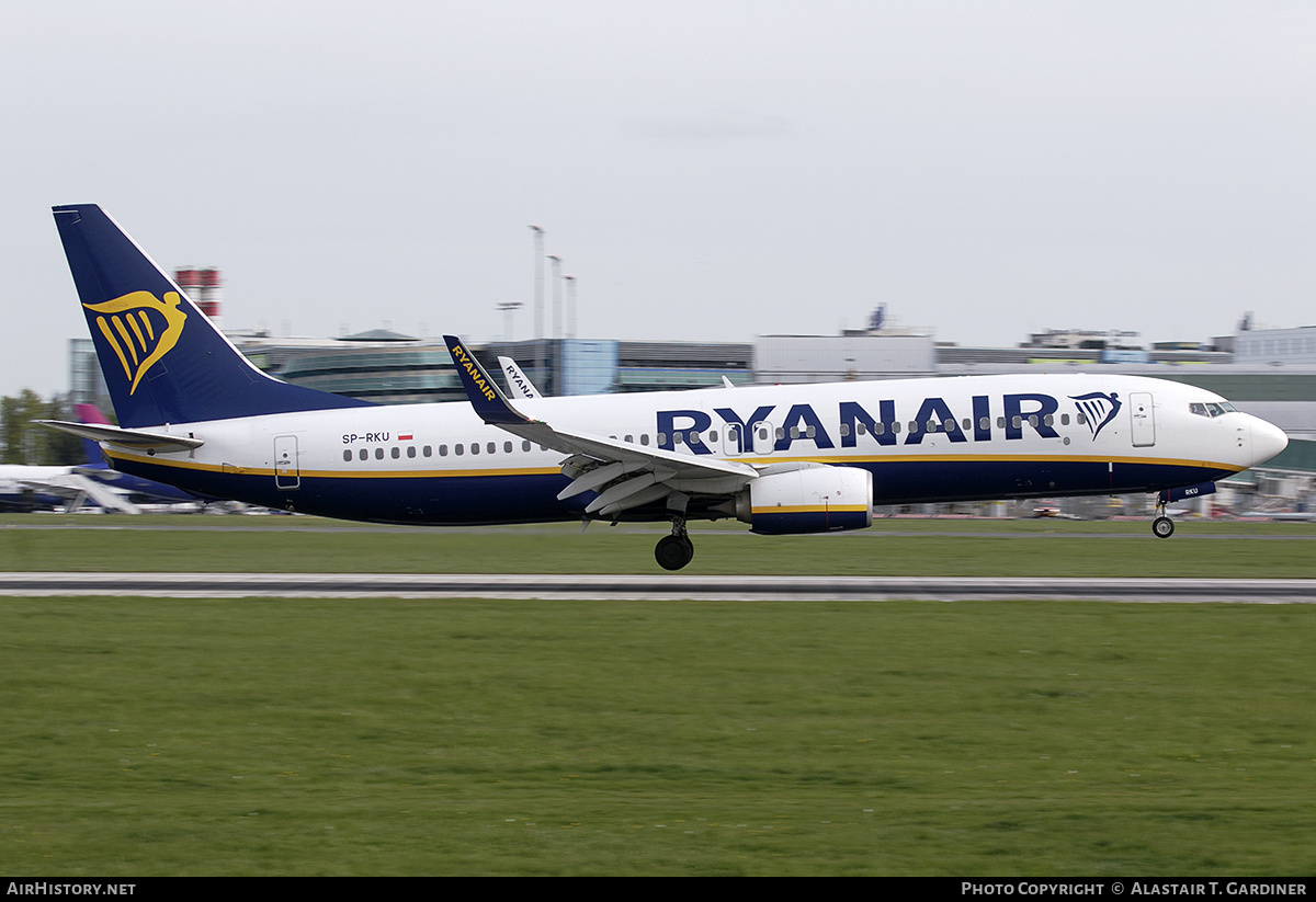 Aircraft Photo of SP-RKU | Boeing 737-8AS | Ryanair | AirHistory.net #679130