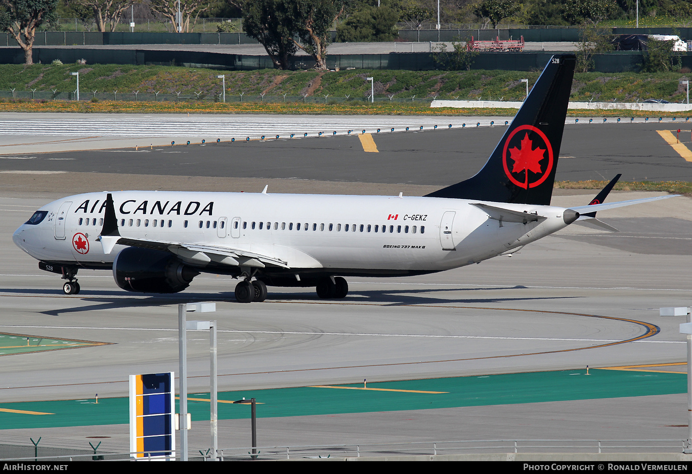 Aircraft Photo of C-GEKZ | Boeing 737-8 Max 8 | Air Canada | AirHistory.net #679234