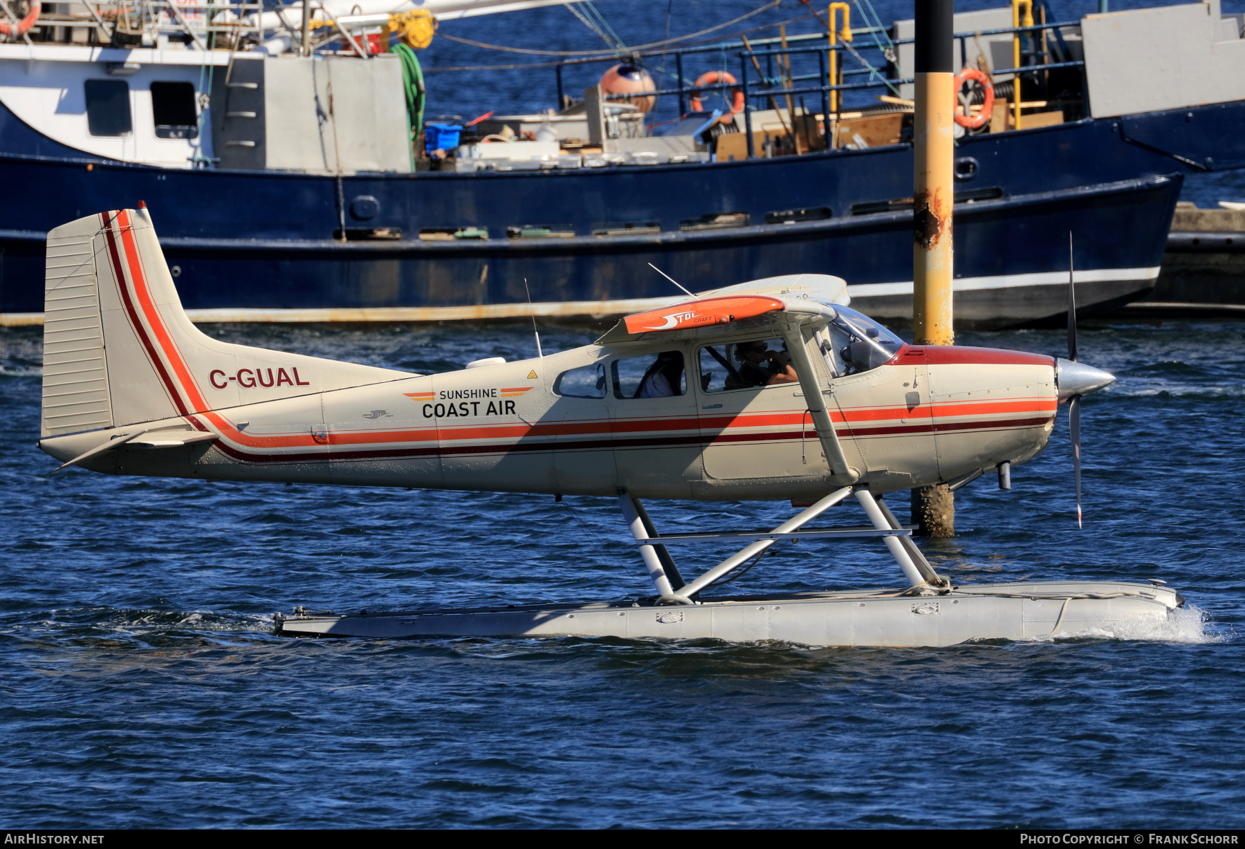 Aircraft Photo of C-GUAL | Cessna 180J Skywagon 180 | Sunshine Coast Air | AirHistory.net #679263